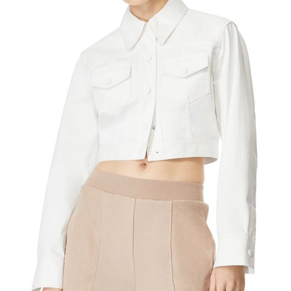 Herve By Twill Cropped Jacket cotton